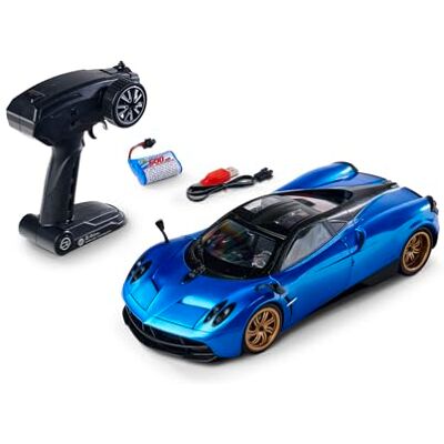 Carson 1:14 Pagani Huaira 2.4G 100% RTR Azul Coche teledirigido, iluminación LED, Coche RC, vehículo RC, Coche RC 1:14, Juguete teledirigido Carson 1:14 Pagani Huaira 2.4G 100% RTR Azul Coche teledirigido, iluminación LED, Coche RC, vehículo RC, Coche RC 1:14, Juguete teledirigido