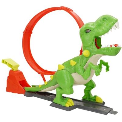ColorBaby Teamsterz Pista lanzadora Coches, Looping y Dinosaurio, Tamaño Gigante, Incluye 1 Coche metálico, Funcionamiento Manual sin Pilas, Juguete Infantil, para niños y niñas Desde 3 años () ColorBaby Teamsterz Pista lanzadora Coches, Looping y Dinosaurio, Tamaño Gigante, Incluye 1 Coche metálico, Funcionamiento Manual sin Pilas, Juguete Infantil, para niños y niñas Desde 3 años ()