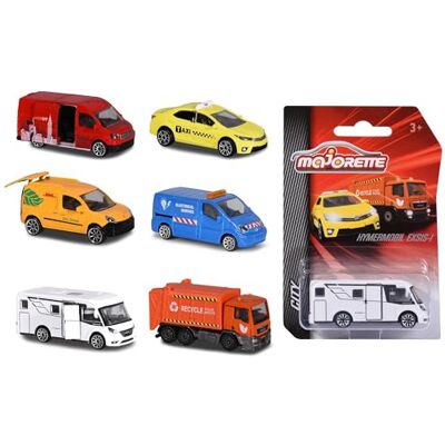 Vehículos de ciudad Majorette - 6 coches en miniatura para niños Vehículos de ciudad Majorette - 6 coches en miniatura para niños