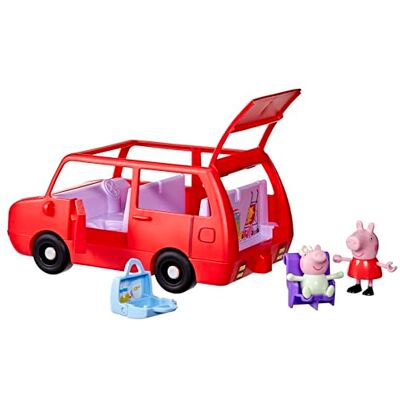 Peppa Pig Hasbro, Gran Autor de la Familia de Peppa, Coche de Juguete, Accesorios para Casa de Muñecas, Edad de más de 3 Años, Color Rojo, 2 Figuras, Juegos de Carretera, Set para Niñas y Niños Peppa Pig Hasbro, Gran Autor de la Familia de Peppa, Coche de Juguete, Accesorios para Casa de Muñecas, Edad de más de 3 Años, Color Rojo, 2 Figuras, Juegos de Carretera, Set para Niñas y Niños