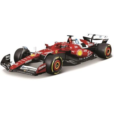 Bburago Ferrari SF-25 F1 2025#16 Leclerc, Coche Diecast a Escala 1:18, réplica Detallada del monoplaza Ferrari de Fórmula 1, Edad Recomendada 14+ años Bburago Ferrari SF-25 F1 2025#16 Leclerc, Coche Diecast a Escala 1:18, réplica Detallada del monoplaza Ferrari de Fórmula 1, Edad Recomendada 14+ años