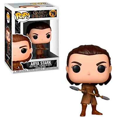 Funko POP! TV: GoT Arya Stark Con Two Headed Spear Game Of Thrones Figuras Miniaturas Coleccionables Para Exhibición Idea De Regalo Mercancía Oficial Juguetes Para Niños Y Adultos Funko POP! TV: GoT Arya Stark Con Two Headed Spear Game Of Thrones Figuras Miniaturas Coleccionables Para Exhibición Idea De Regalo Mercancía Oficial Juguetes Para Niños Y Adultos