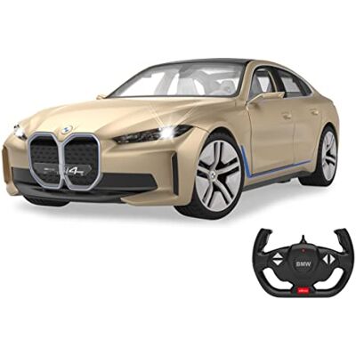 Jamara BMW i4 Concept 1:14 2,4 GHz – con Licencia Oficial, Aprox. 1 Hora de Tiempo de conducción, Aprox. 11 km/h, Detalles Perfectamente ilustrados, Interior detallado, iluminación LED Interior. Jamara BMW i4 Concept 1:14 2,4 GHz – con Licencia Oficial, Aprox. 1 Hora de Tiempo de conducción, Aprox. 11 km/h, Detalles Perfectamente ilustrados, Interior detallado, iluminación LED Interior.