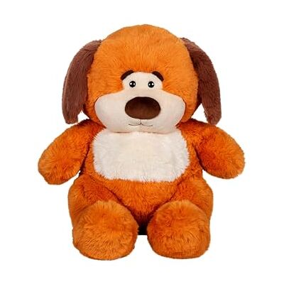 Gipsy Toys – Peluche Chubby Dog Perro MARRÓN Claro Y Beige, Orejas MARRÓN Oscuro – 40 CM Gipsy Toys – Peluche Chubby Dog Perro MARRÓN Claro Y Beige, Orejas MARRÓN Oscuro – 40 CM
