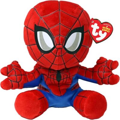 Ty Peluche Spiderman Suave Pequeño Ty Peluche Spiderman Suave Pequeño