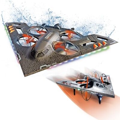 Alpha Avión Teledirigido RC 3 en 1 – Jet RC para Aire, Tierra y Agua, Drone Juguete para Niños y Adultos Alpha Avión Teledirigido RC 3 en 1 – Jet RC para Aire, Tierra y Agua, Drone Juguete para Niños y Adultos