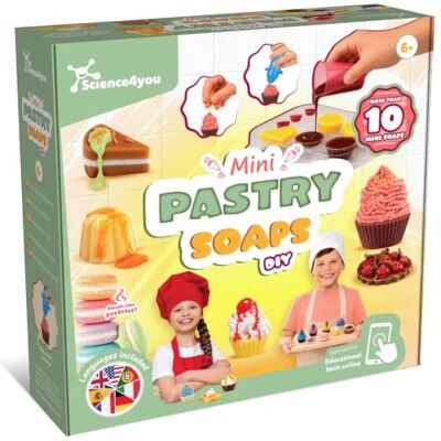 Science4you Kit de Hacer Jabones en Miniatura Crea tus Propios Jabones con Formas de Pasteles, Más de 10 Jabones Perfumados Regalo para Niños y Niñas de 8 9 10+ Años Science4you Kit de Hacer Jabones en Miniatura Crea tus Propios Jabones con Formas de Pasteles, Más de 10 Jabones Perfumados Regalo para Niños y Niñas de 8 9 10+ Años