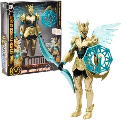 Giochi Preziosi Gormiti, Figura articulada de 27 cm, Gormiti con Ataque Luminoso, Modelo Air Windel, para niños a Partir de 4 años, GRV072 Giochi Preziosi Gormiti, Figura articulada de 27 cm, Gormiti con Ataque Luminoso, Modelo Air Windel, para niños a Partir de 4 años, GRV072