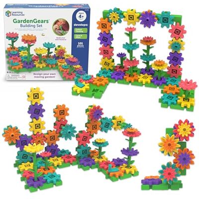 Learning Resources GardenGears Set de construcción Juguetes Stem Movimiento y Causa y Efecto Ages 4+ Learning Resources GardenGears Set de construcción Juguetes Stem Movimiento y Causa y Efecto Ages 4+