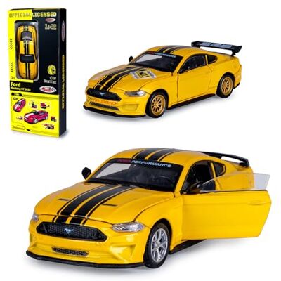 Jamara Ford Mustang GT Diecast 1:42 Modelo de Coche de Juguete, Coche Infantil, Modelo Mini vehículos, Idea de Regalo para niños, Apertura y Cierre Manual de Puertas, Tuning Jamara Ford Mustang GT Diecast 1:42 Modelo de Coche de Juguete, Coche Infantil, Modelo Mini vehículos, Idea de Regalo para niños, Apertura y Cierre Manual de Puertas, Tuning