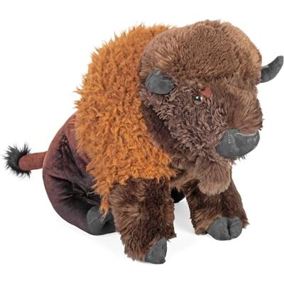 WILD REPUBLIC Artist Collection Bisonte, 38 cm, para Regalar a niños; Juguete de Peluche Relleno de Material Hecho de Botellas de Agua recicladas WILD REPUBLIC Artist Collection Bisonte, 38 cm, para Regalar a niños; Juguete de Peluche Relleno de Material Hecho de Botellas de Agua recicladas
