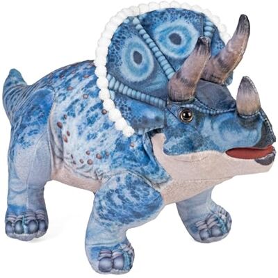 WILD REPUBLIC Artist Dino Collection Triceratops, 38 cm, para Regalar a niños; Juguete de Peluche Relleno de Material Hecho de Botellas de Agua recicladas WILD REPUBLIC Artist Dino Collection Triceratops, 38 cm, para Regalar a niños; Juguete de Peluche Relleno de Material Hecho de Botellas de Agua recicladas