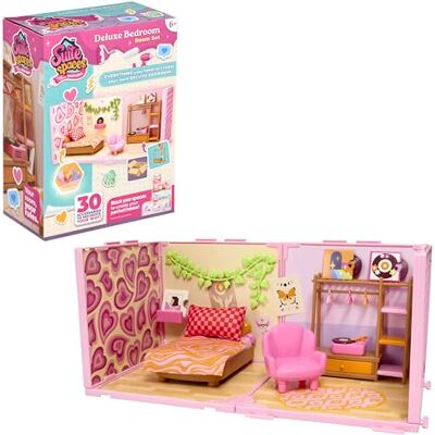Bizak Suite Spaces Diseña tu Dormitorio Deluxe, Set DIY Modular XL Personalizable con Doble Espacio y 30 Accesorios, Incluye Muebles y Papeles Decorativos,para niñas Desde 6 años () Bizak Suite Spaces Diseña tu Dormitorio Deluxe, Set DIY Modular XL Personalizable con Doble Espacio y 30 Accesorios, Incluye Muebles y Papeles Decorativos,para niñas Desde 6 años ()