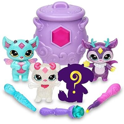 Magic Mixies Magic Mixlings Mega Pack, caldero mágico y 4 muñecos Mixies Brillantes, 1 Figura Sorpresa, 3 varitas mágicas, Juguetes coleccionables, niños y niñas +4 años, Famosa () Magic Mixies Magic Mixlings Mega Pack, caldero mágico y 4 muñecos Mixies Brillantes, 1 Figura Sorpresa, 3 varitas mágicas, Juguetes coleccionables, niños y niñas +4 años, Famosa ()