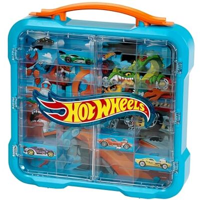 Theo Klein Hot Wheels Maletín de Colección, Increíble Almacenamiento con luz, Montaje en Pared y Espacio para 36 Coches, Juguete para niños a Partir de 3 años Theo Klein Hot Wheels Maletín de Colección, Increíble Almacenamiento con luz, Montaje en Pared y Espacio para 36 Coches, Juguete para niños a Partir de 3 años