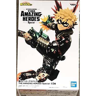 Banpresto BP18617 Figura de Acción Katsuki Bakugo DynaMight My Hero Academia The Amazing Heroes 12 cm, Multicolor Banpresto BP18617 Figura de Acción Katsuki Bakugo DynaMight My Hero Academia The Amazing Heroes 12 cm, Multicolor