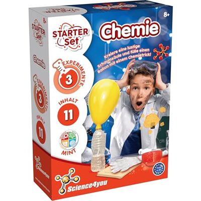 Science4you Kit de Inicio químico Ciencia experiencias para niños Diviértete con Este Kit de experimentación educativa, Aprender química, Juguetes educativos, Regalos para niños y niñas Mayores Science4you Kit de Inicio químico Ciencia experiencias para niños Diviértete con Este Kit de experimentación educativa, Aprender química, Juguetes educativos, Regalos para niños y niñas Mayores
