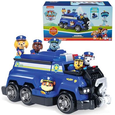 Paw Patrol Patrulla Canina Vehículo Policía Team Cruiser con 6 Figuras: Chase, Marshall, Skye, Rubble, Rocky y Zuma Patrulla Canina Juguetes Juguetes Niños 3 años Paw Patrol Patrulla Canina Vehículo Policía Team Cruiser con 6 Figuras: Chase, Marshall, Skye, Rubble, Rocky y Zuma Patrulla Canina Juguetes Juguetes Niños 3 años