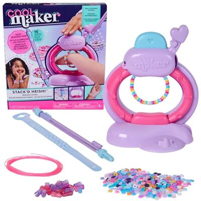 Cool MAKER ESTUDIO DE PULSERAS HEISHI Kit para Hacer Pulseras con Bolígrafo de Cuentas, Taller de Cierre Automático y +1200 Cuentas Cuentas para Pulseras Juguetes Niñas 7 Años + Cool MAKER ESTUDIO DE PULSERAS HEISHI Kit para Hacer Pulseras con Bolígrafo de Cuentas, Taller de Cierre Automático y +1200 Cuentas Cuentas para Pulseras Juguetes Niñas 7 Años +