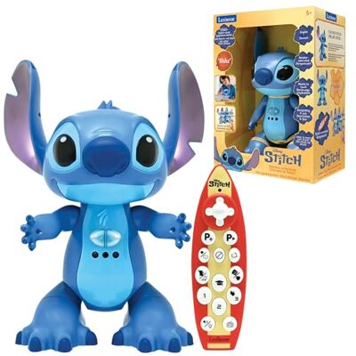 LEXIBOOK , Disney Stitch Talking Robot de puntada radiocontrolado, control de gestos y control remoto de surf, cuestionarios interactivos e historias narradas, efectos de sonido y luz, LEXIBOOK , Disney Stitch Talking Robot de puntada radiocontrolado, control de gestos y control remoto de surf, cuestionarios interactivos e historias narradas, efectos de sonido y luz,