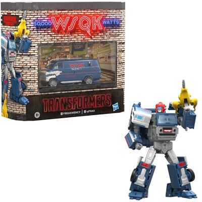 Transformers Collaborative Stranger Things, Figuras Convertibles de Freakwency y 8-Trax, Se Convierte de Robot en Furgoneta WSQK, A Partir de 8 años Transformers Collaborative Stranger Things, Figuras Convertibles de Freakwency y 8-Trax, Se Convierte de Robot en Furgoneta WSQK, A Partir de 8 años