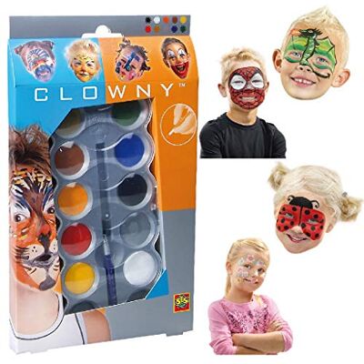 Creative Clowny Set de Acuarelas para la Cara, Multicolor (SES ) Creative Clowny Set de Acuarelas para la Cara, Multicolor (SES )