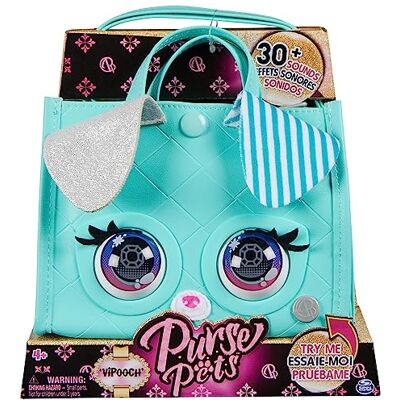 Purse Pets BOLSO NIÑA MASCOTA INTERACTIVA VIPOOCH PUPPY Bolso Interactivo Niña Cachorro con más de 30 Sonidos y Reacciones Juguetes Niña 5 Años + Purse Pets BOLSO NIÑA MASCOTA INTERACTIVA VIPOOCH PUPPY Bolso Interactivo Niña Cachorro con más de 30 Sonidos y Reacciones Juguetes Niña 5 Años +