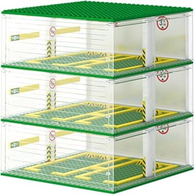 Mapille Garaje para Coches Speed Champions,Garaje Coche de 3 Capas, cocherera Bloques de Construcción, Vitrina de Estacionamiento DIY, Carport Transparente Compatible con Bloques Construcción Mapille Garaje para Coches Speed Champions,Garaje Coche de 3 Capas, cocherera Bloques de Construcción, Vitrina de Estacionamiento DIY, Carport Transparente Compatible con Bloques Construcción