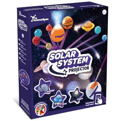 Science4you Sistema Solar 3D con Proyector – CREA, Monta y Pinta tu Propio Sistema Solar, Juguete Educativo Espacial para Niños y Niñas, Regalo Original para Niños de 8 9 10 11 12+ Science4you Sistema Solar 3D con Proyector – CREA, Monta y Pinta tu Propio Sistema Solar, Juguete Educativo Espacial para Niños y Niñas, Regalo Original para Niños de 8 9 10 11 12+