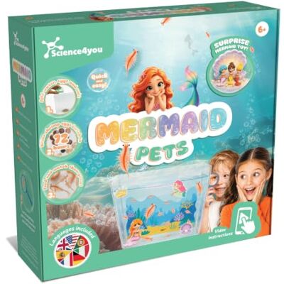 Science4you Amiguitos de la Sirena, Cultivo de Artemias con Pecera Criaturas Acuáticas (Familia Triops), Crea tu Ecosistema Acuatico con Dragones de Agua, Regalo Niñas y Niños de 6 7 8 9+ Años Science4you Amiguitos de la Sirena, Cultivo de Artemias con Pecera Criaturas Acuáticas (Familia Triops), Crea tu Ecosistema Acuatico con Dragones de Agua, Regalo Niñas y Niños de 6 7 8 9+ Años