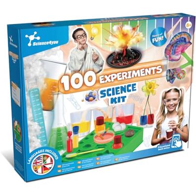 Science4you 100 Experimentos Científicos para Niño 8 9 10 11 Años Kit Científico Educativo, Aprende Física, Química, Geología y Biología, Juguetes y Regalos Educativos para Niños 8 9 10 11+ Años Science4you 100 Experimentos Científicos para Niño 8 9 10 11 Años Kit Científico Educativo, Aprende Física, Química, Geología y Biología, Juguetes y Regalos Educativos para Niños 8 9 10 11+ Años