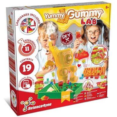 Science4you Gominolas Lab – Kit de Fabricación de Gominolas para Hacer Tus Propias Chuches de 19 Formas Diferentes, Chuches de Oso Gigante, Juguete y Regalo Dulce para Niños 8 9 10 11+ Años Science4you Gominolas Lab – Kit de Fabricación de Gominolas para Hacer Tus Propias Chuches de 19 Formas Diferentes, Chuches de Oso Gigante, Juguete y Regalo Dulce para Niños 8 9 10 11+ Años
