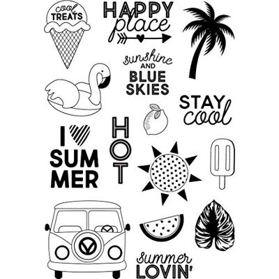 Simple Stories Stay Cool 4x6 Sello - Sello Simple Stories Stay Cool 4x6 Sello - Sello