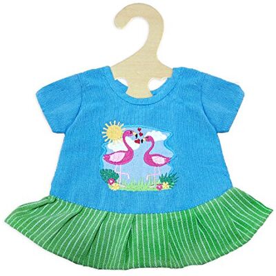 Heless Vestido de comercio justo para muñecas en diseño Flamingo Ella, tamaño 28 35 cm Heless Vestido de comercio justo para muñecas en diseño Flamingo Ella, tamaño 28 35 cm
