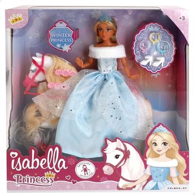ColorBaby Isabella Muñeca Princesa, 30 cm, Incluye Caballo, Accesorios, Juguetes para niñas 3 () ColorBaby Isabella Muñeca Princesa, 30 cm, Incluye Caballo, Accesorios, Juguetes para niñas 3 ()
