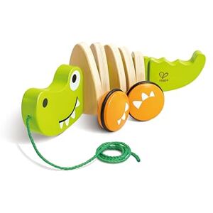 Hape Cocodrilo de Arrastre Juguete de Madera para Niños Pequeños, Promueve el Aprendizaje y Desarrollo Motor, 12 Meses+ Hape Cocodrilo de Arrastre Juguete de Madera para Niños Pequeños, Promueve el Aprendizaje y Desarrollo Motor, 12 Meses+