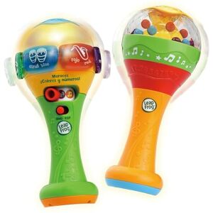 VTech Leapfrog Maracas ¡Colores y Números! Juguete bilingüe español-inglés, Musical, Agita para Escuchar música, Regalo bebés 9-36 Meses, Versión ESP VTech Leapfrog Maracas ¡Colores y Números! Juguete bilingüe español-inglés, Musical, Agita para Escuchar música, Regalo bebés 9-36 Meses, Versión ESP