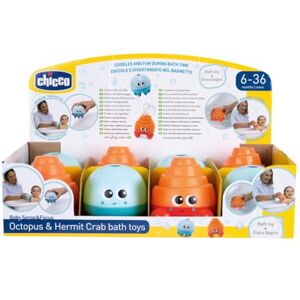 Chicco Juguetes de baño Pulpo y Cangrejo Ermitaño 8 uds Chicco Juguetes de baño Pulpo y Cangrejo Ermitaño 8 uds