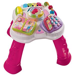 VTech Mesita parlanchina 2 en 1, Juguete para Bebes +9 Meses, Mesa de Actividades con Panel extraíble, 6 Zonas interactivas, Color Rosa, Embalaje sostenible, SPB, versión ESP (34) VTech Mesita parlanchina 2 en 1, Juguete para Bebes +9 Meses, Mesa de Actividades con Panel extraíble, 6 Zonas interactivas, Color Rosa, Embalaje sostenible, SPB, versión ESP (34)