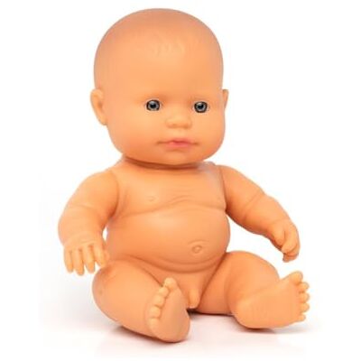 Miniland – Muñeco bebé Europeo Niño de Vinilo Suave de 21cm con rasgos étnicos y sexuado para el Aprendizaje de la Diversidad con Suave y Agradable Perfume. Colección de Diferentes etnias y sexos. Miniland – Muñeco bebé Europeo Niño de Vinilo Suave de 21cm con rasgos étnicos y sexuado para el Aprendizaje de la Diversidad con Suave y Agradable Perfume. Colección de Diferentes etnias y sexos.