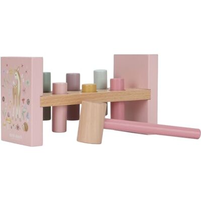 Little Dutch Banco de martillo de madera FSC – Fairy Garden rosa Little Dutch Banco de martillo de madera FSC – Fairy Garden rosa