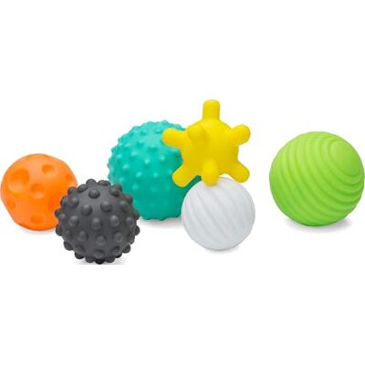 Set de Pelotas Multi de Infantino - Juguete para exploración sensorial Set de Pelotas Multi de Infantino - Juguete para exploración sensorial