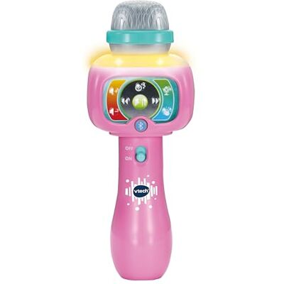 VTech Micrófono Infantil Karaoke Canta Conmigo, Juguete para niños +2 años, Color Rosa, Versión ESP VTech Micrófono Infantil Karaoke Canta Conmigo, Juguete para niños +2 años, Color Rosa, Versión ESP