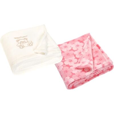 Playshoes Juego de 2 Mantas de Forro Polar para bebé, Extra Suave y cálida, versátil Playshoes Juego de 2 Mantas de Forro Polar para bebé, Extra Suave y cálida, versátil