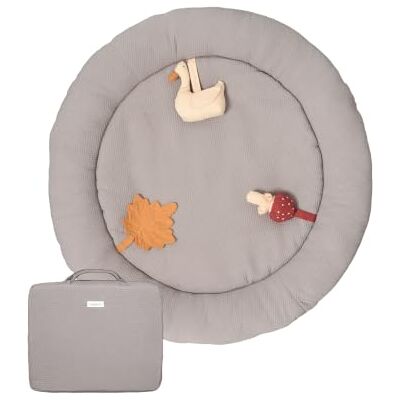 molis & co molis&co. Sensory Mat para Bebé Redonda 90 cm. Manta Sensorial con Texturas, Sonidos y Juguetes Interactivos. Tapete de Actividades Acolchado Plegable con Bolsa. OEKO-TEX 100. Lake molis & co molis&co. Sensory Mat para Bebé Redonda 90 cm. Manta Sensorial con Texturas, Sonidos y Juguetes Interactivos. Tapete de Actividades Acolchado Plegable con Bolsa. OEKO-TEX 100. Lake