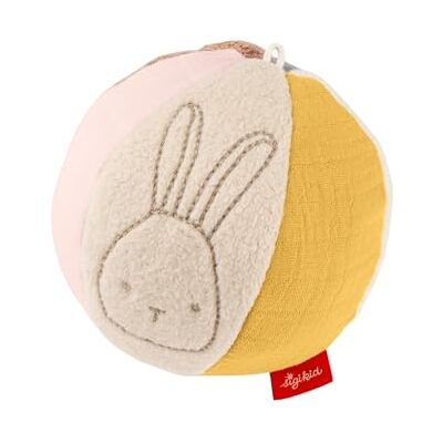 Sigikid Sigibaby Pelota de Tela para bebé, 11 cm de diámetro, con sonajero, Juguete de motricidad, Regalo para bebés a Partir de Nacimiento Sigikid Sigibaby Pelota de Tela para bebé, 11 cm de diámetro, con sonajero, Juguete de motricidad, Regalo para bebés a Partir de Nacimiento