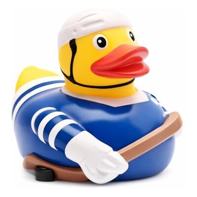Duckshop Patito de goma hockey Patito de hule Patito de baño Rubber Duck L: 8 cm Duckshop Patito de goma hockey Patito de hule Patito de baño Rubber Duck L: 8 cm