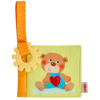 HABA Libro de Buggy First Words – Libro de Tela con mordedor y Correa de, para niños a Partir de 6 moates, Lavable a 30 °C, Libro de bebé con chirrido y crujido – HABA Libro de Buggy First Words – Libro de Tela con mordedor y Correa de, para niños a Partir de 6 moates, Lavable a 30 °C, Libro de bebé con chirrido y crujido –