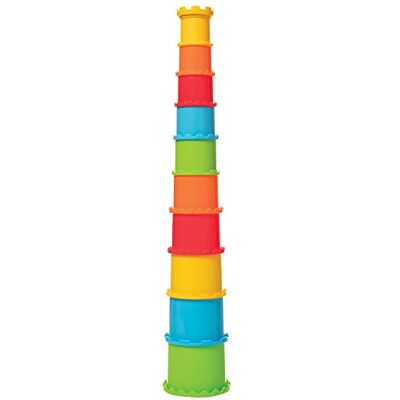 Manhattan Toy Stack + Smash Preescolar Juguete de actividad apilable , color/modelo surtido Manhattan Toy Stack + Smash Preescolar Juguete de actividad apilable , color/modelo surtido