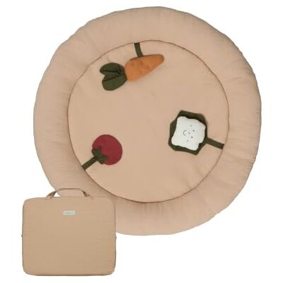 molis & co molis&co. Sensory Mat para Bebé Redonda 90 cm. Manta Sensorial con Texturas, Sonidos y Juguetes Interactivos. Tapete de Actividades Acolchado Plegable con Bolsa. OEKO-TEX 100. Sand molis & co molis&co. Sensory Mat para Bebé Redonda 90 cm. Manta Sensorial con Texturas, Sonidos y Juguetes Interactivos. Tapete de Actividades Acolchado Plegable con Bolsa. OEKO-TEX 100. Sand